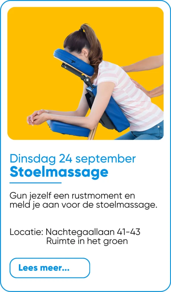 Stoelmassage Groen 24 september